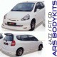 Honda Jazz Fit '03 FB style Body Kit