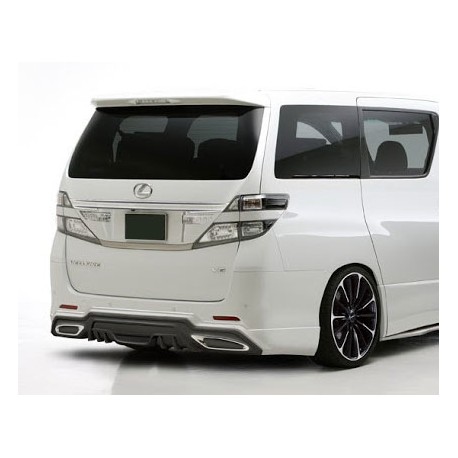 Toyota Vellfire Z Spec '13 Wald style Rear Skirt