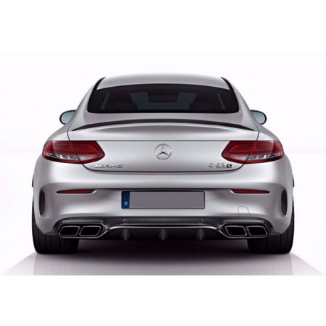 Mercedes Benz C205 AMG C63 Style Rear Diffuser with Tailpipes