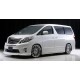 Toyota Alphard S Spec '14 Wald style Front Skirt
