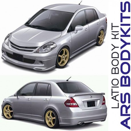 Nissan Latio Sedan 4/Doors '06 Impul style Body Kit