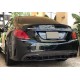 Mercedes Benz W205 C63 Style Rear Diffuser with Tailpipes