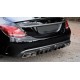 Mercedes Benz W205 Brabus Style Rear Diffuser with Tailpipes