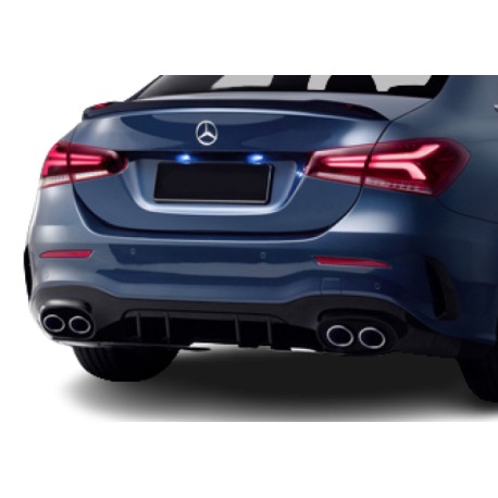 Mercedes Benz A-class W177 A45 Rear Diffuser with Tailpipes